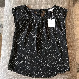 NWT XS Lauren Conrad Floral Pattern Blouse